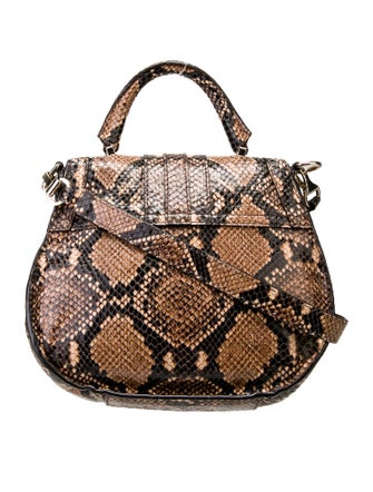 DeMellier Embossed Leather Top Handle Bag