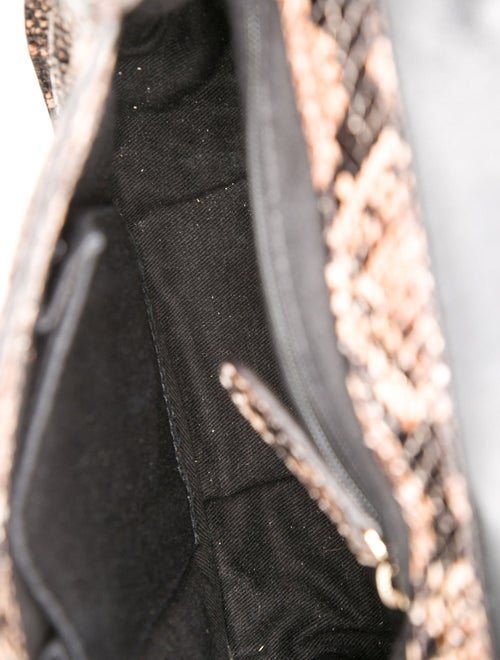 DeMellier Embossed Leather Top Handle Bag