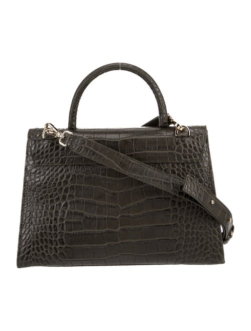 DeMellier Embossed Leather Top Handle Bag