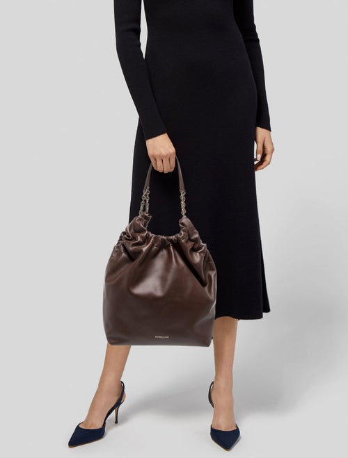 DeMellier Leather Bucket Bag