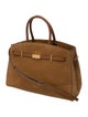 DeMellier Suede Top Handle Bag
