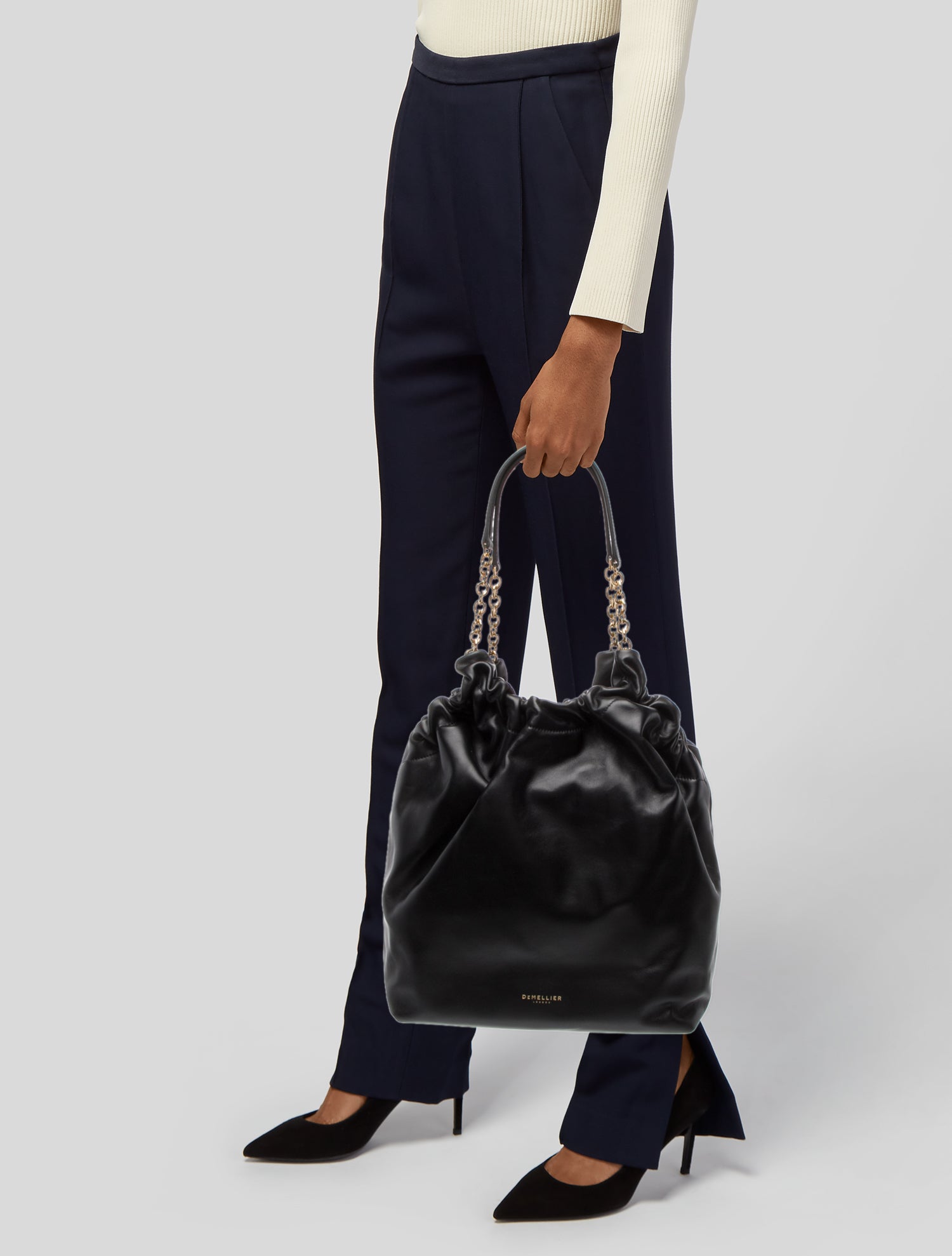 DeMellier Leather Shoulder Bag w/ Tags