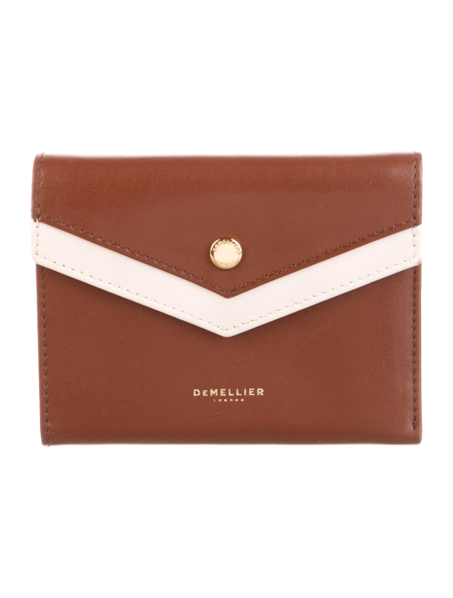 DeMellier Leather Printed Compact Wallet