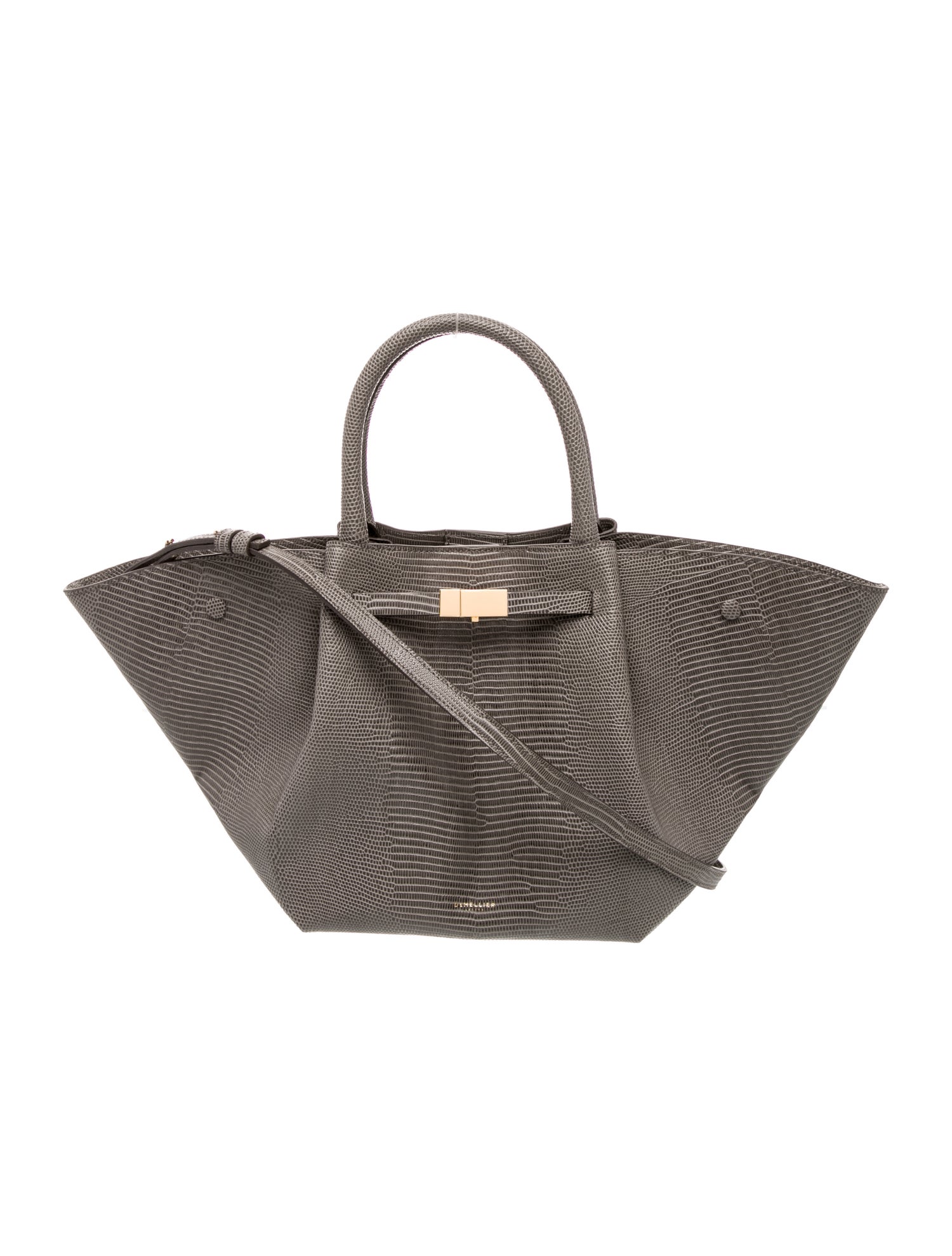 DeMellier Embossed Leather Top Handle Bag