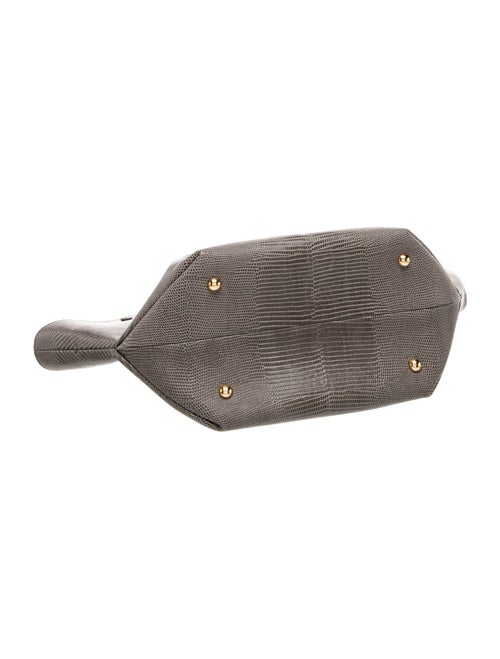 DeMellier Embossed Leather Top Handle Bag