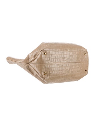 DeMellier Embossed Leather Shoulder Bag