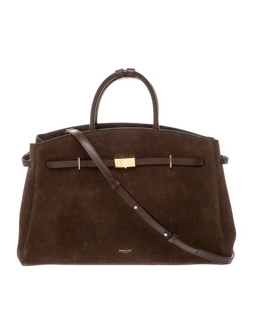 DeMellier Suede Top Handle Bag