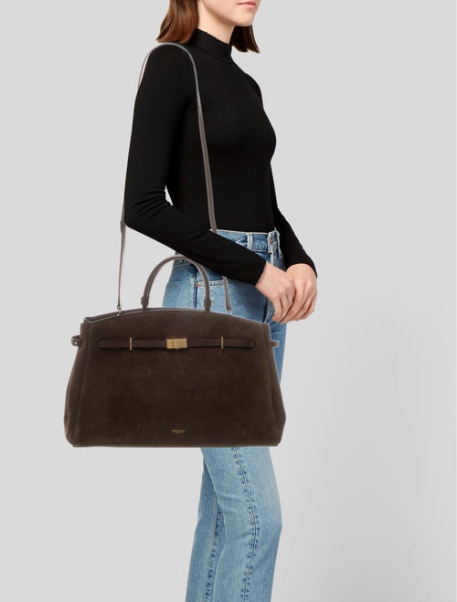 DeMellier Suede Top Handle Bag