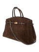 DeMellier Suede Top Handle Bag