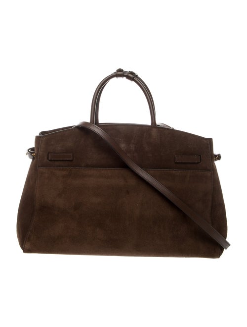 DeMellier Suede Top Handle Bag
