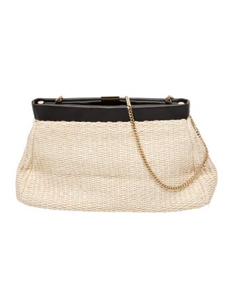 DeMellier Raffia Shoulder Bag