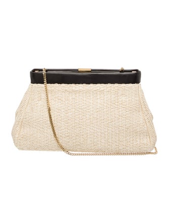 DeMellier Raffia Shoulder Bag