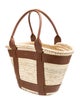 DeMellier Straw Bucket Bag
