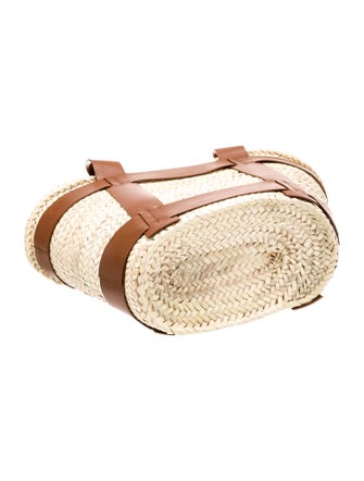 DeMellier Straw Bucket Bag
