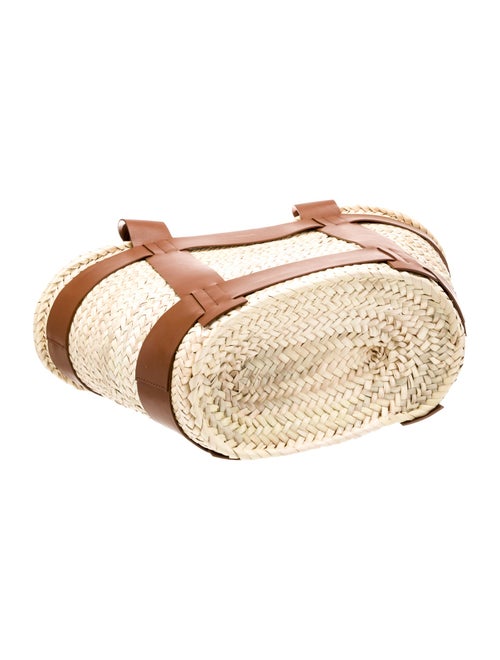 DeMellier Straw Bucket Bag