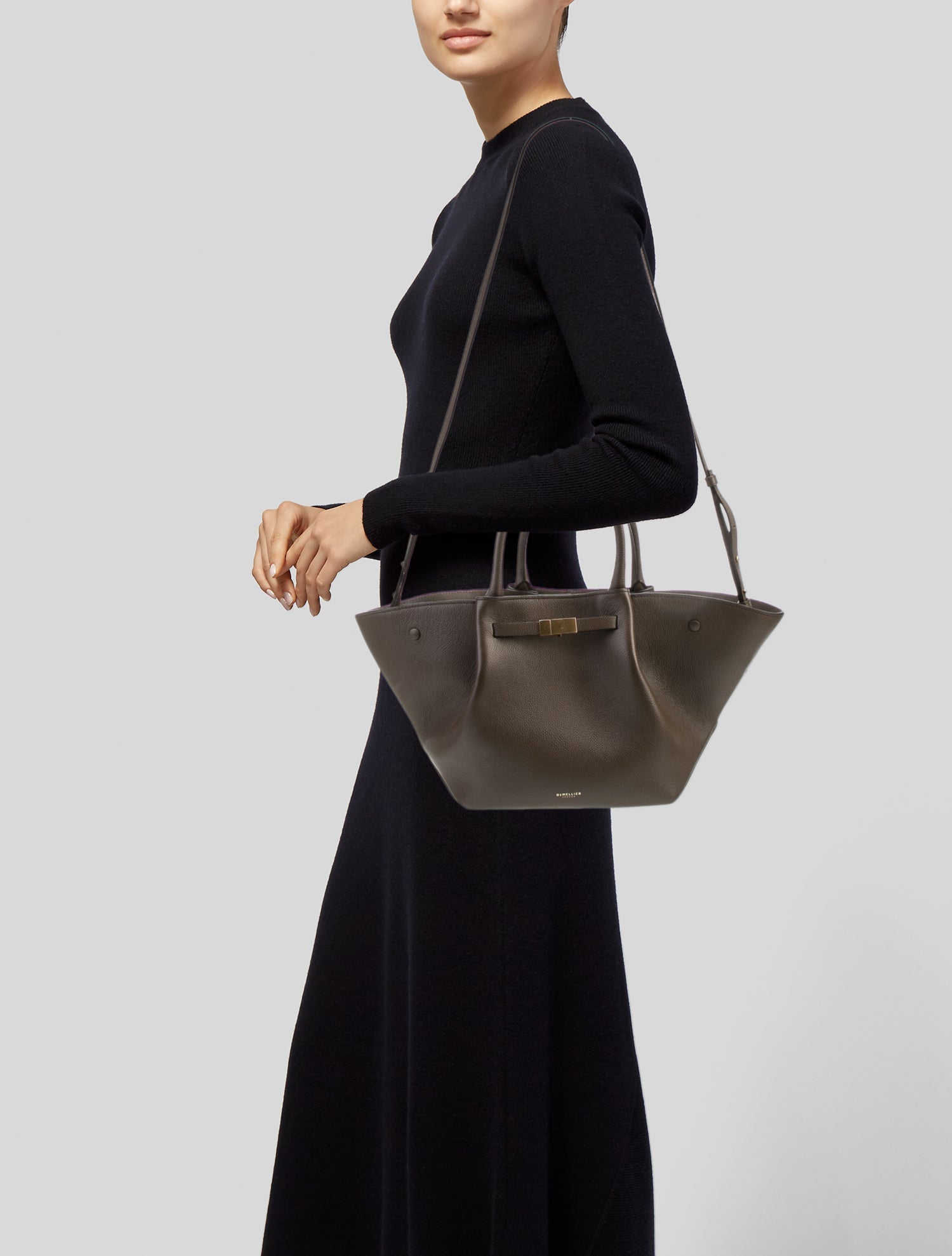 DeMellier Leather Top Handle Bag w/ Tags