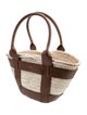 DeMellier Raffia Bucket Bag