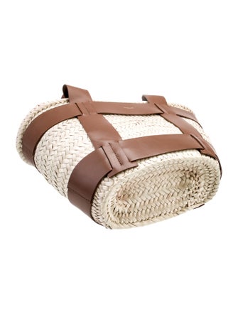 DeMellier Raffia Bucket Bag