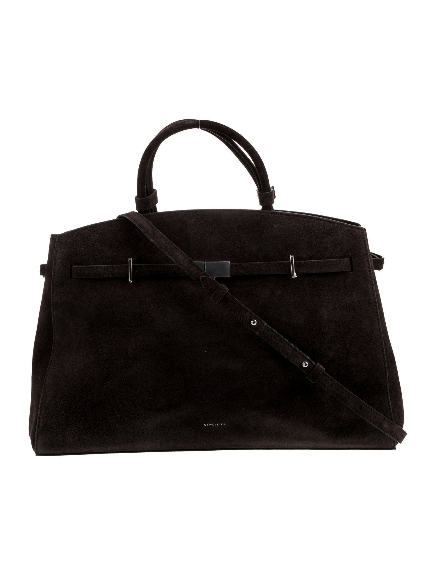 DeMellier Suede Top Handle Bag