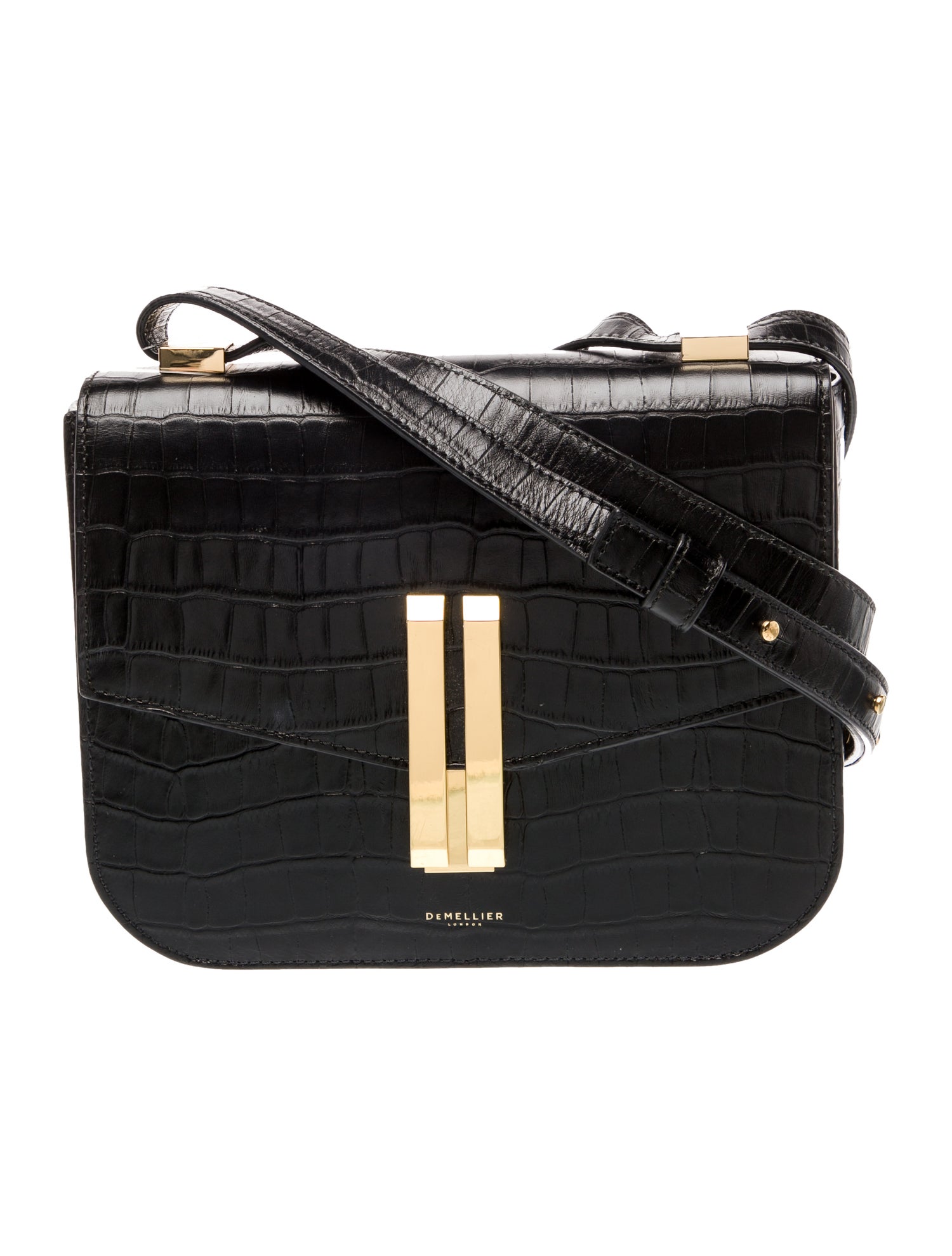 DeMellier Embossed Leather Crossbody Bag