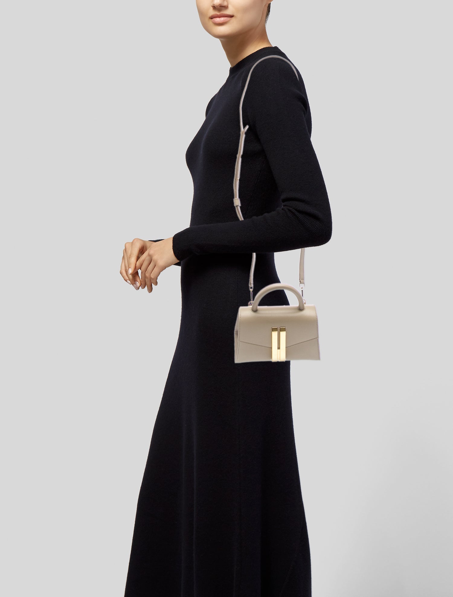 DeMellier Leather Top Handle Bag