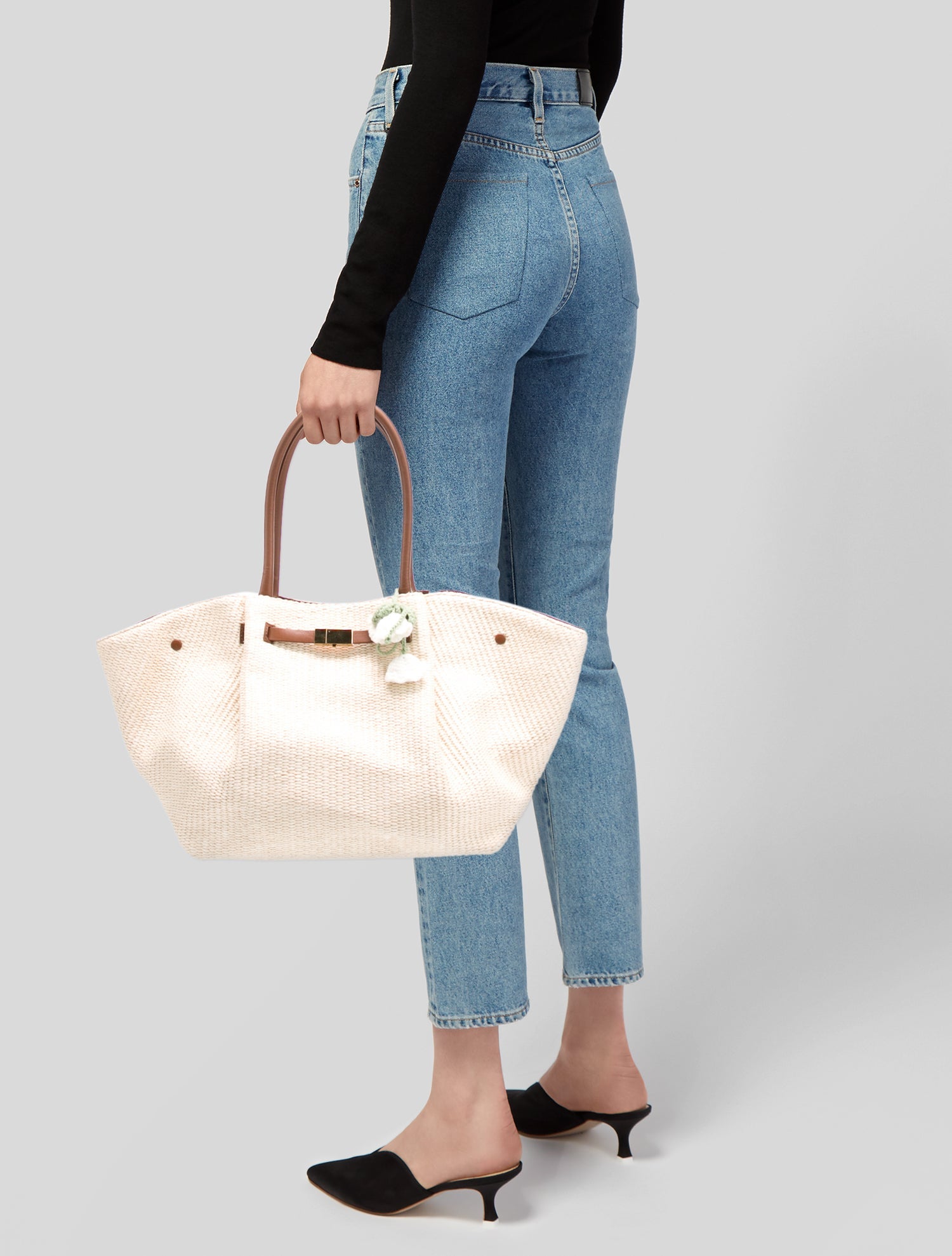 DeMellier Raffia Tote