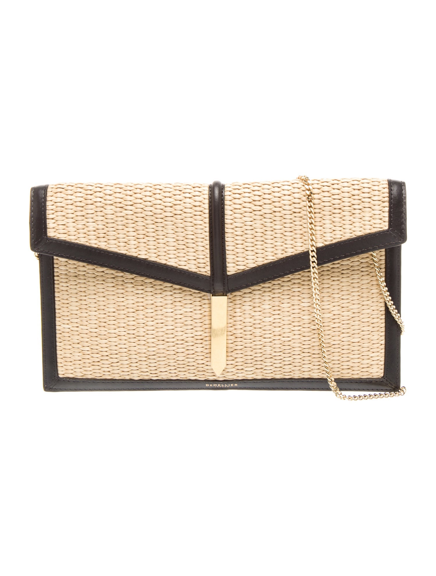 DeMellier Raffia Shoulder Bag