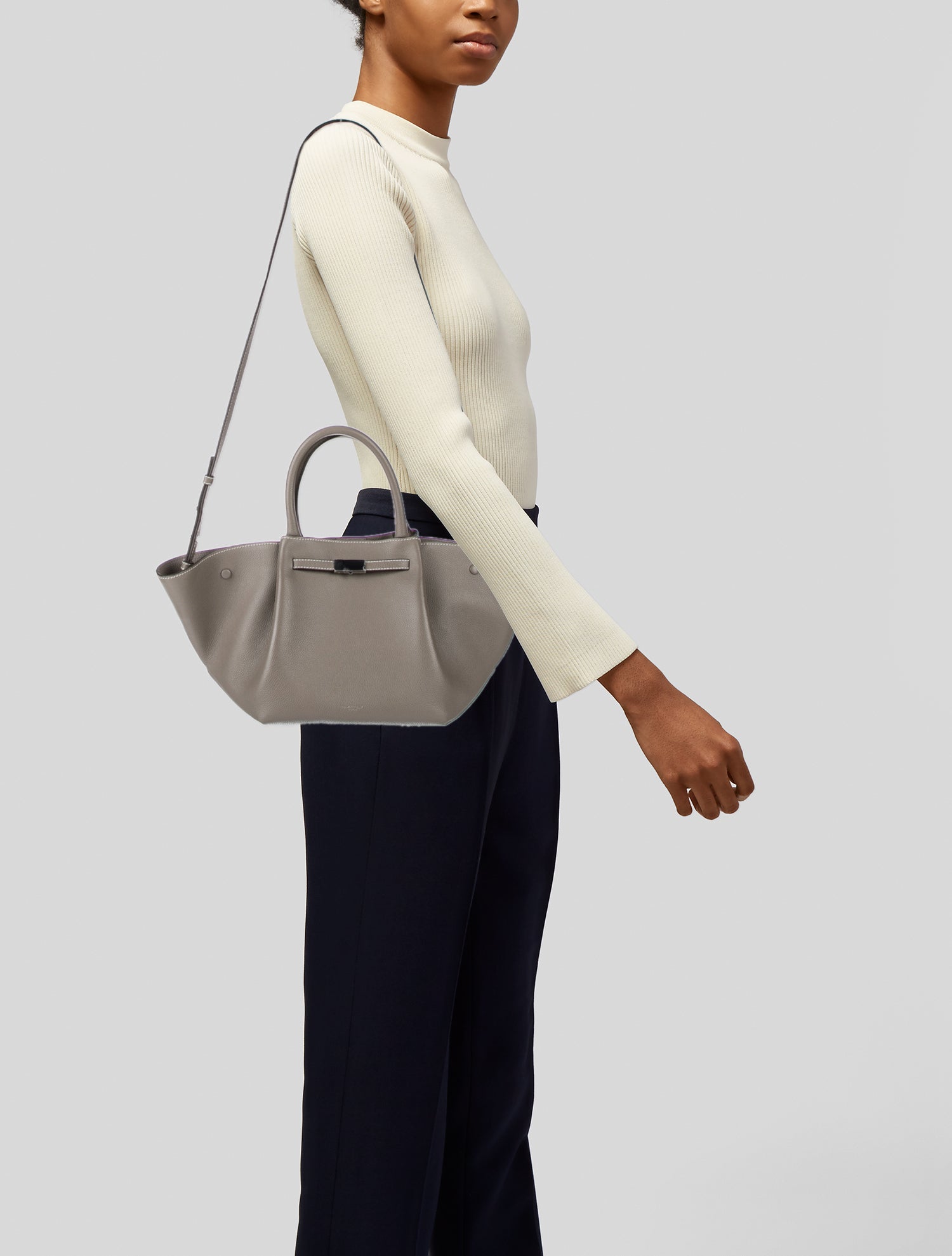 DeMellier Leather Top Handle Bag
