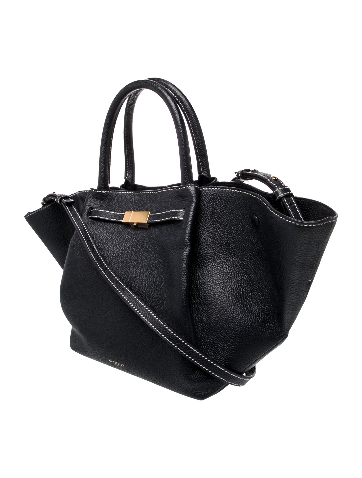 DeMellier Leather Top Handle Bag