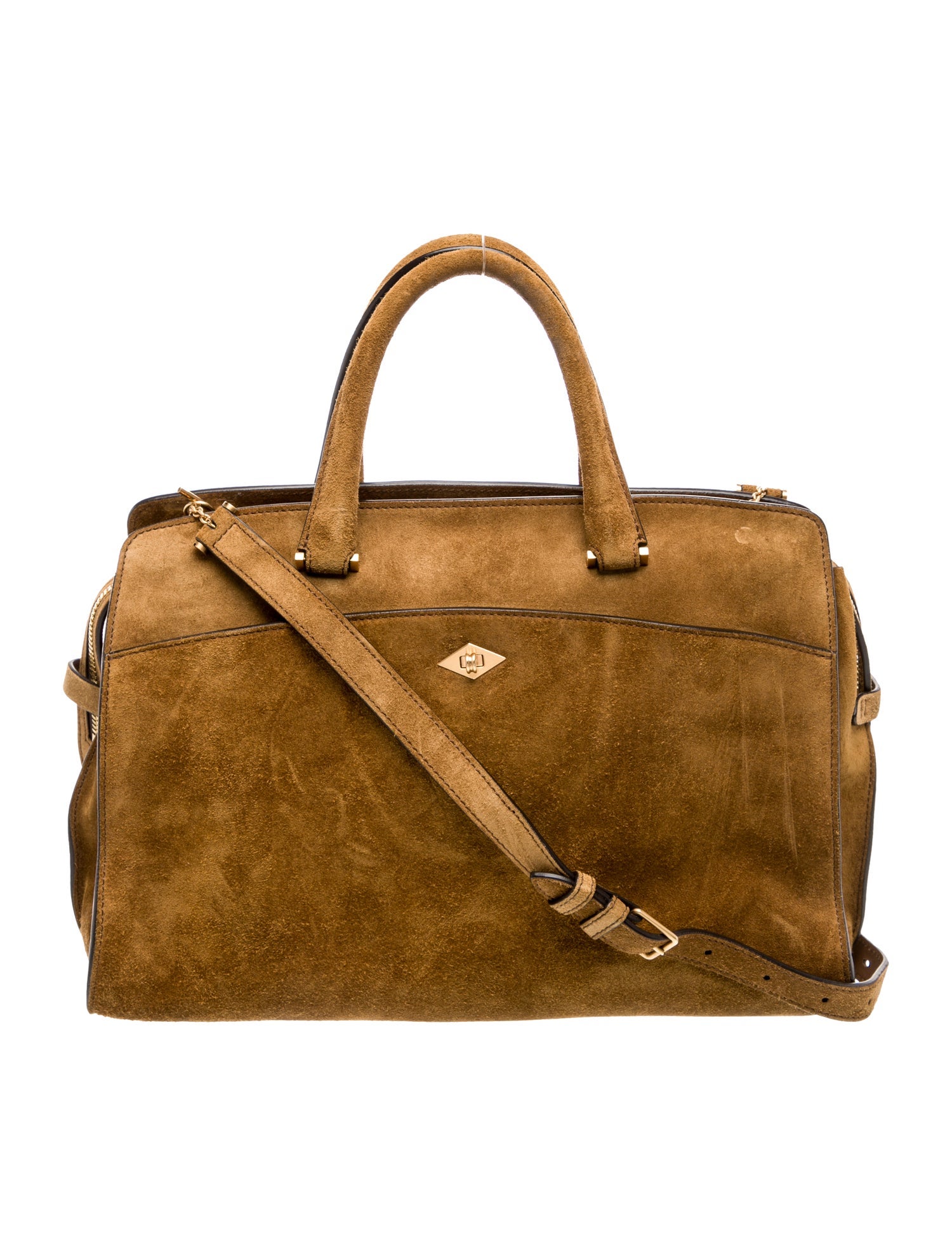 DeMellier Suede Top Handle Bag