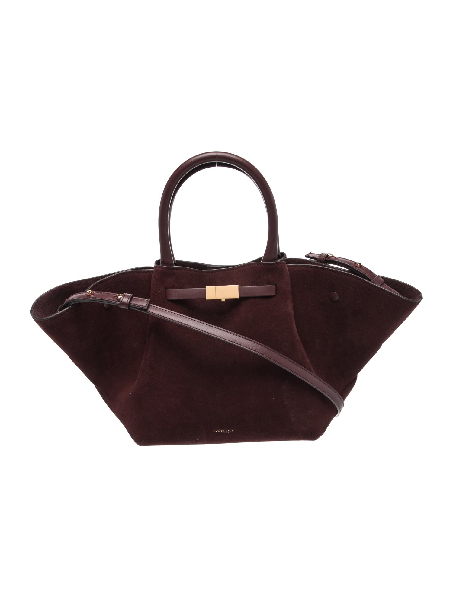 DeMellier Suede Top Handle Bag