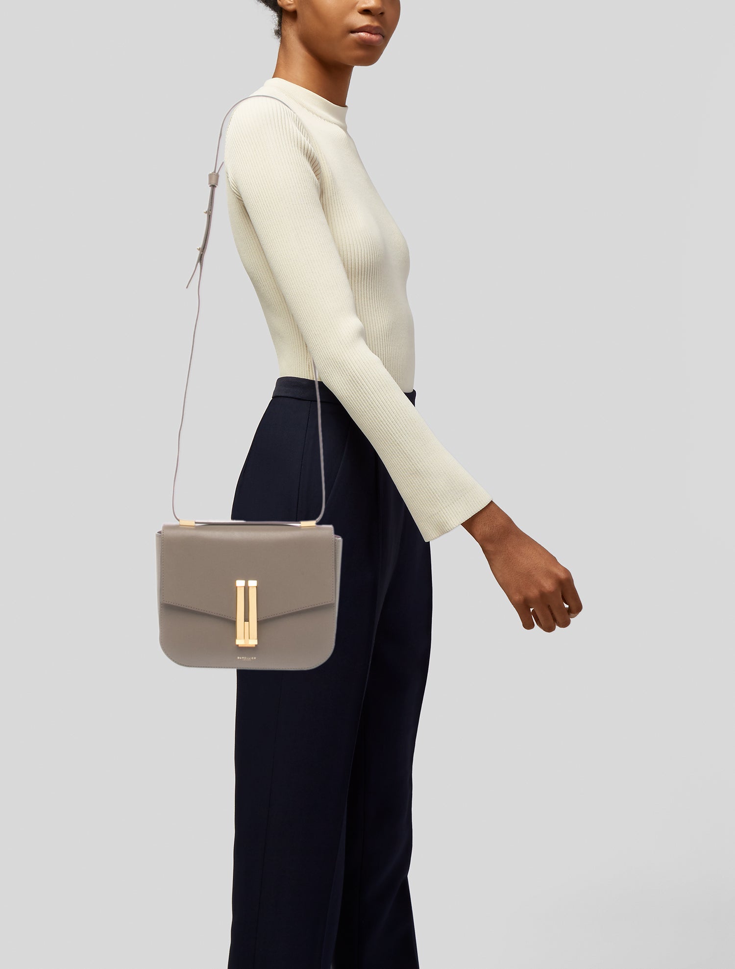 DeMellier Leather Crossbody Bag - Neutrals Crossbody Bags