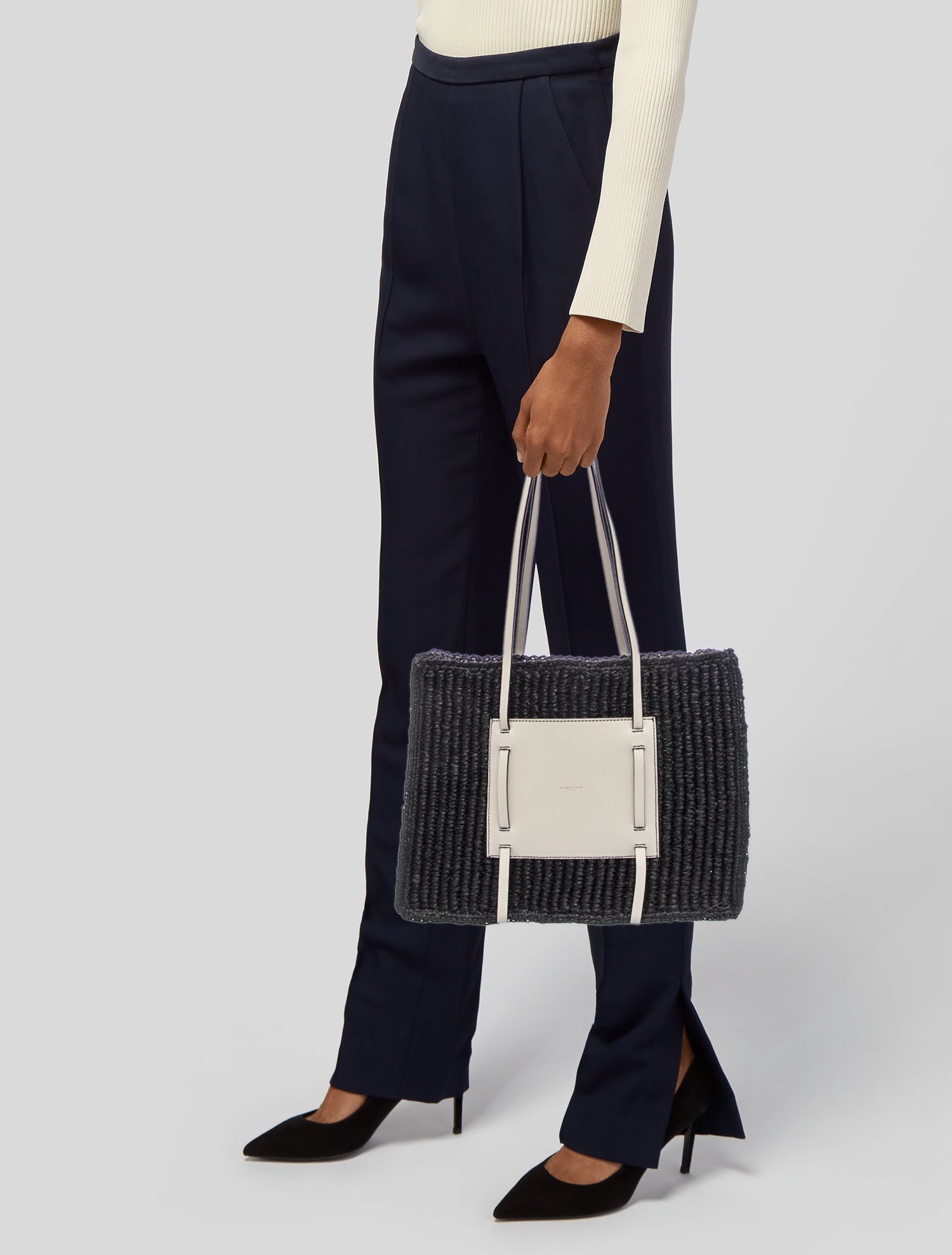 DeMellier Raffia Tote