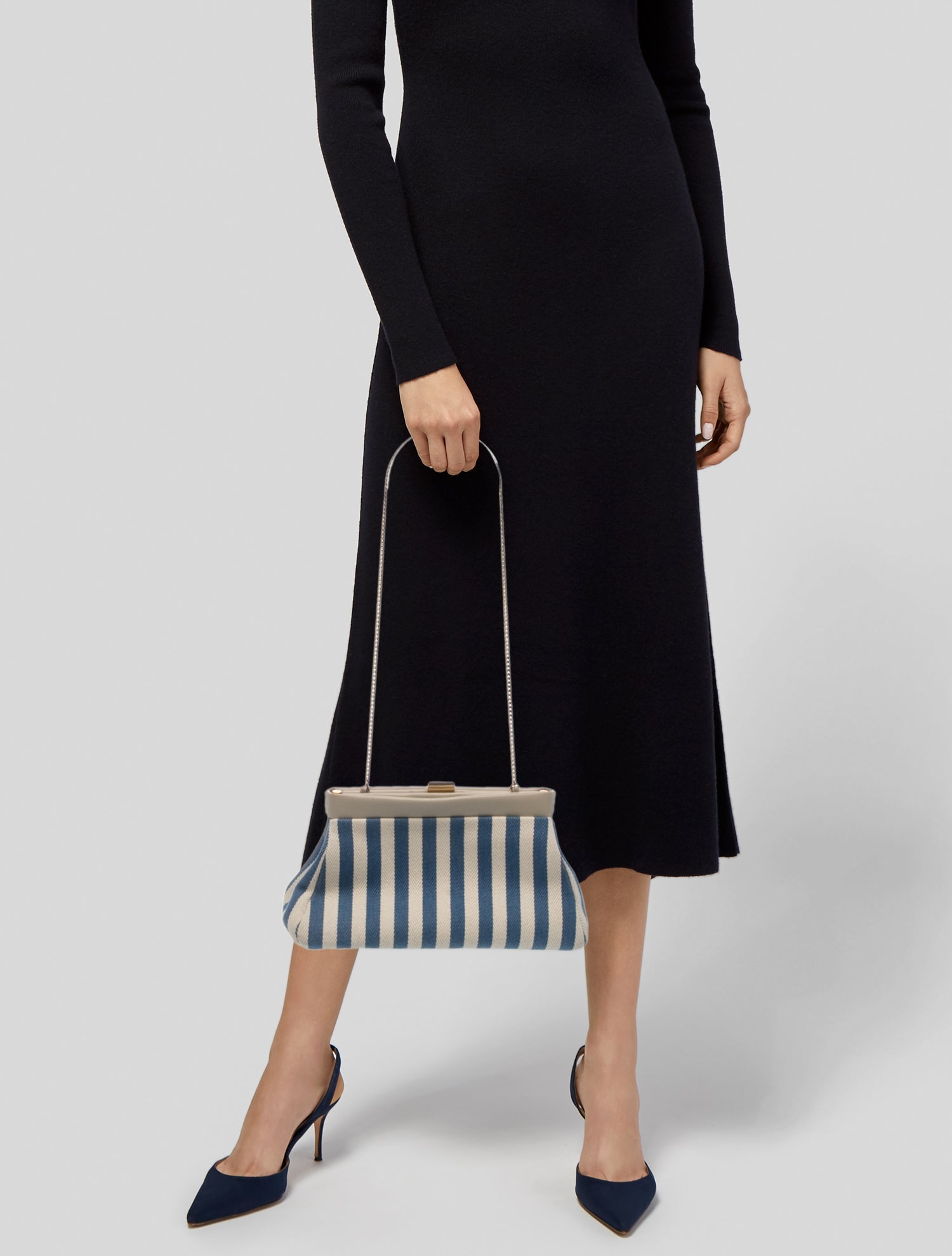 Prada Tessuto & Cervo Easy Bag - Black Shoulder Bags, Handbags