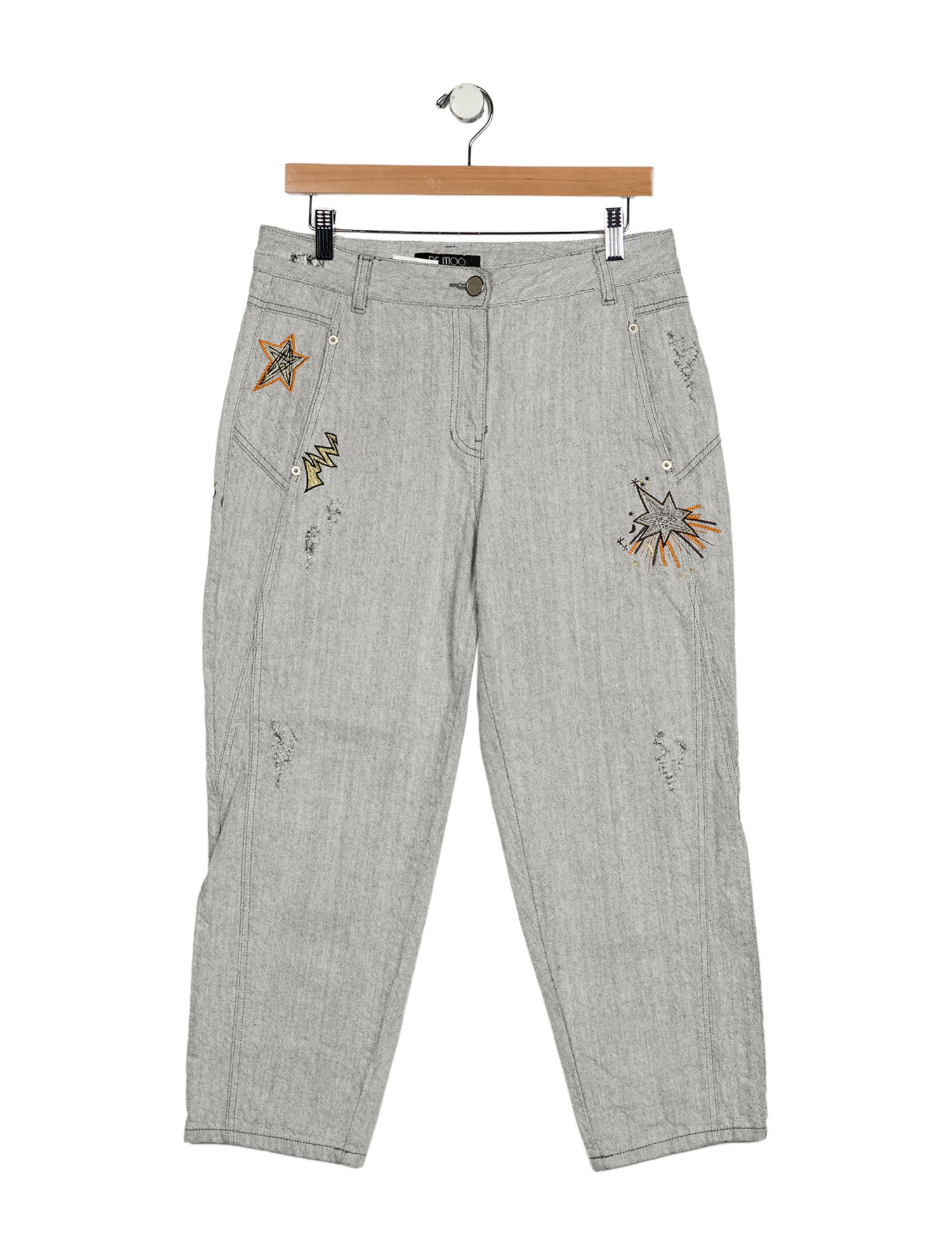 Demoo Parkchoonmoo Mid-Rise Straight Leg Jeans