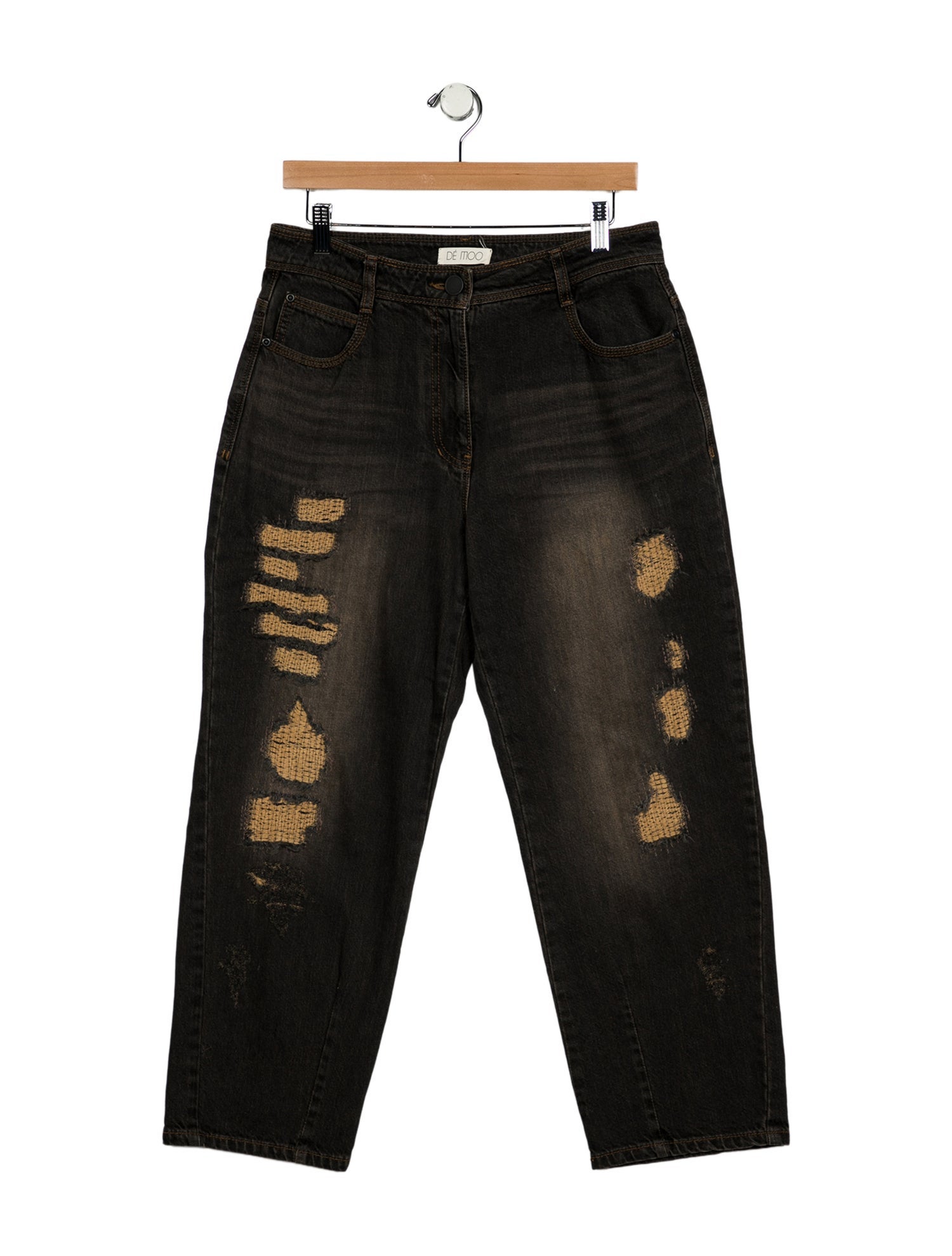 Demoo Parkchoonmoo High-Rise Straight Leg Jeans