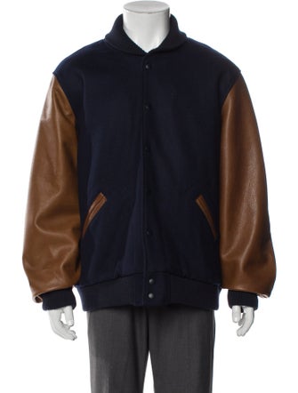 Dehen 1920 Wool Bomber Jacket