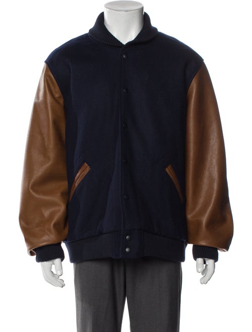 Dehen 1920 Wool Bomber Jacket