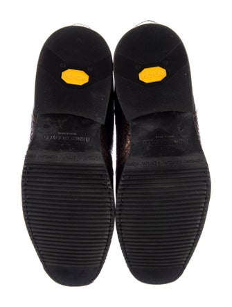 DeNiro Boot Co. Leather Colorblock Pattern Chelsea Boots