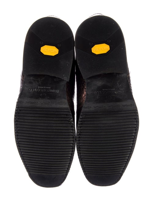 DeNiro Boot Co. Leather Colorblock Pattern Chelsea Boots