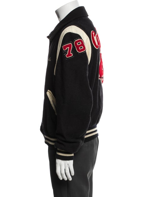 DeLONG Wool Striped Varsity Jacket