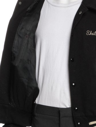 DeLONG Wool Striped Varsity Jacket