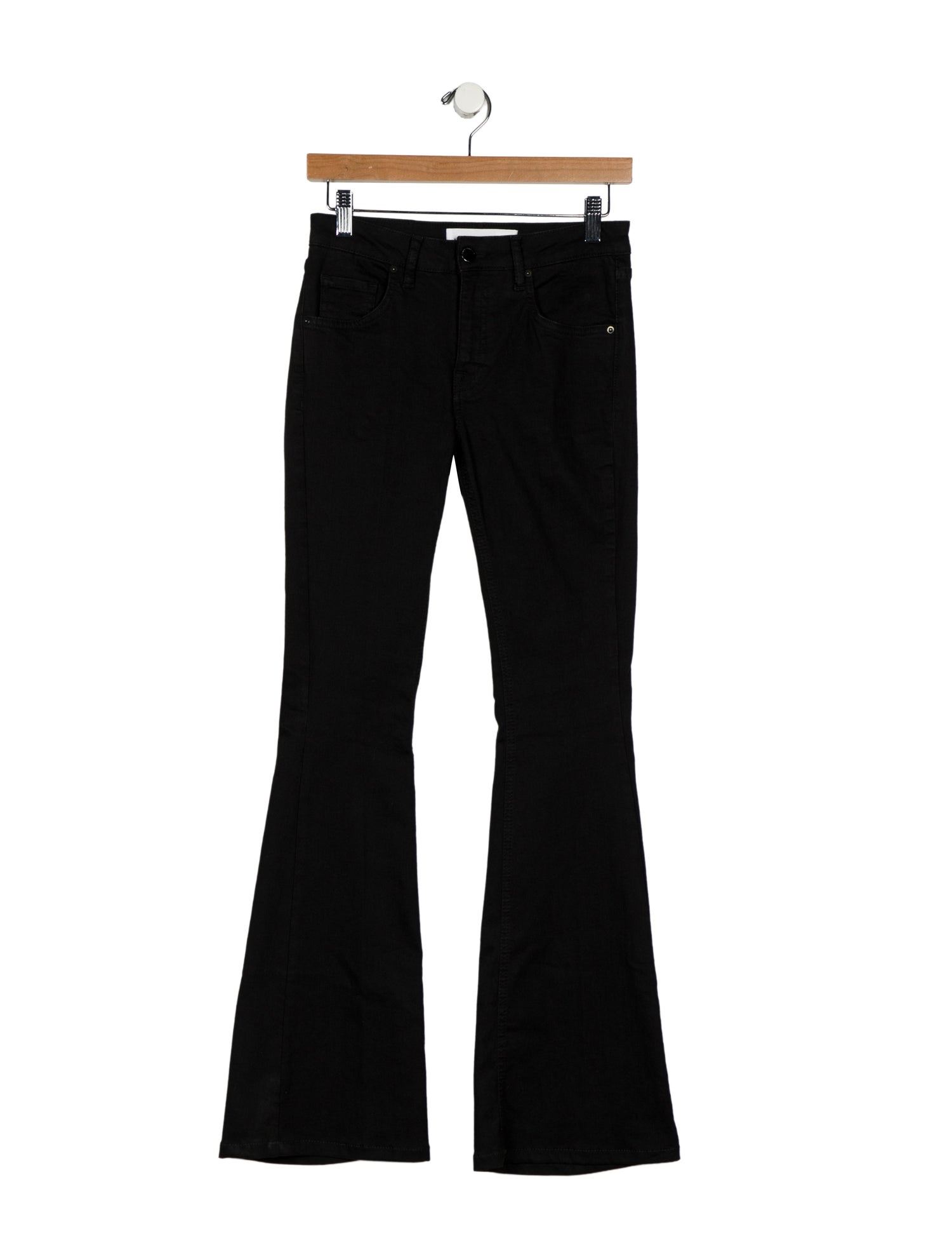 Victoria Beckham Denim Mid-Rise Wide Leg Jeans
