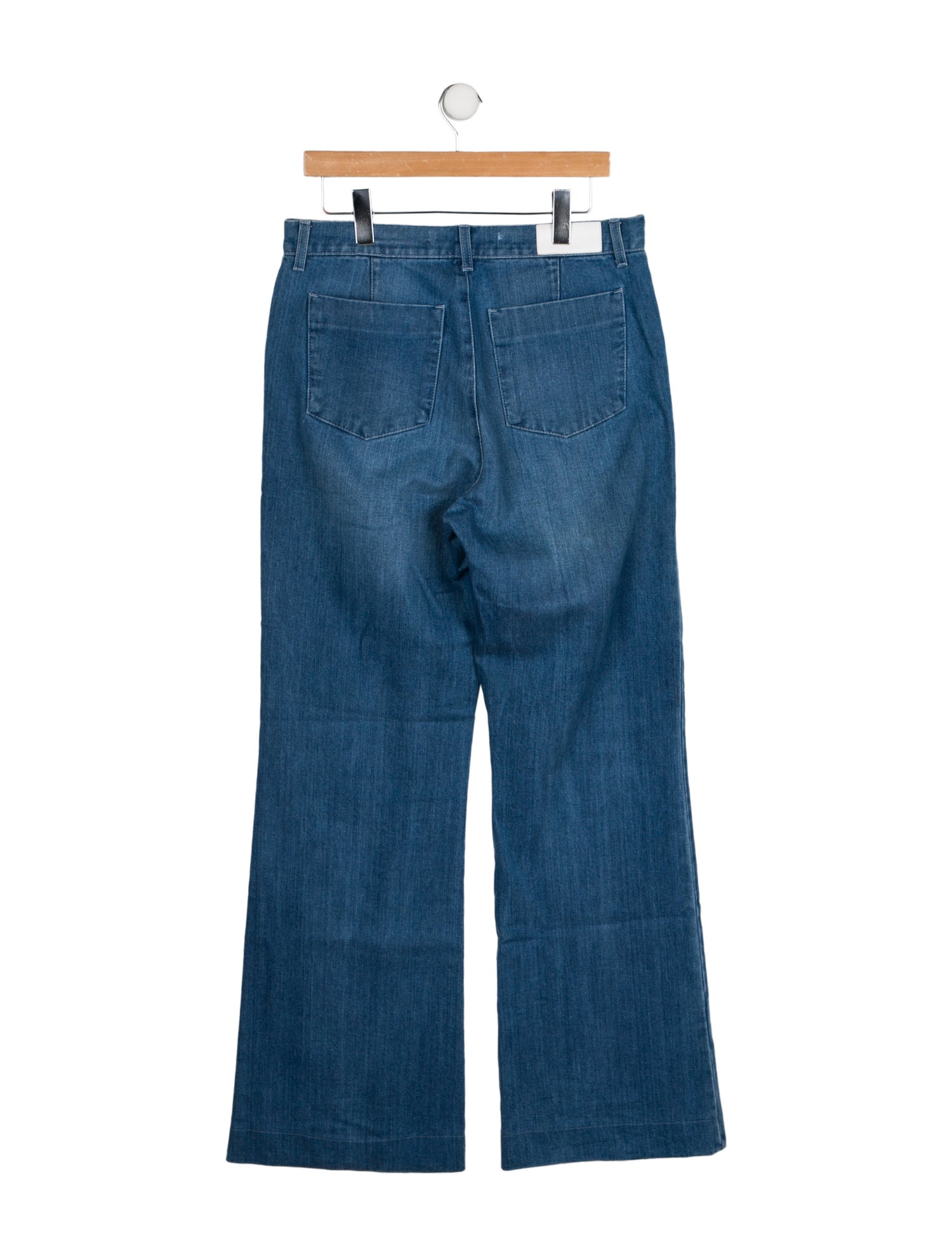 Victoria Beckham Denim High-Rise Wide Leg Jeans