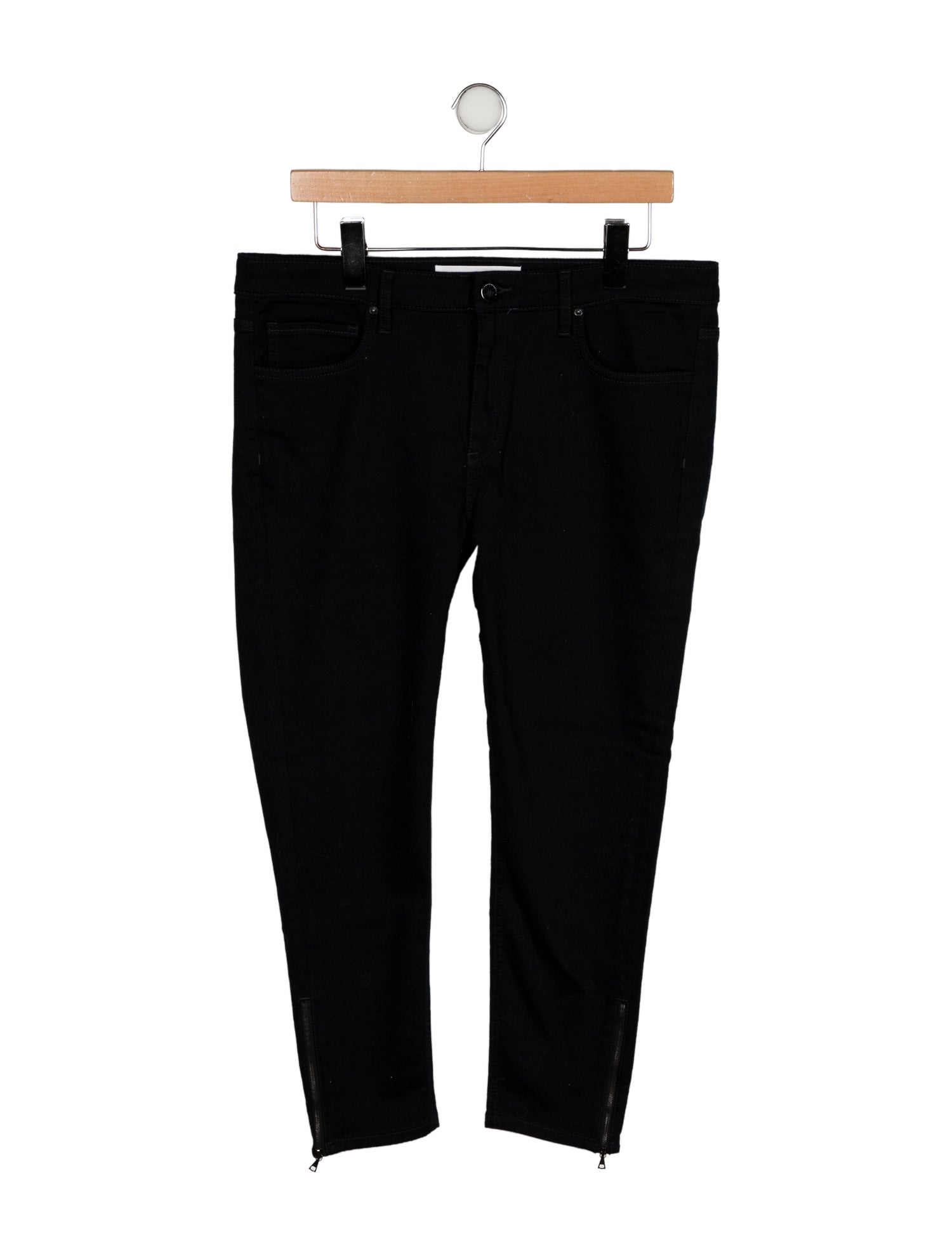 Victoria Beckham Denim Mid-Rise Straight Leg Jeans