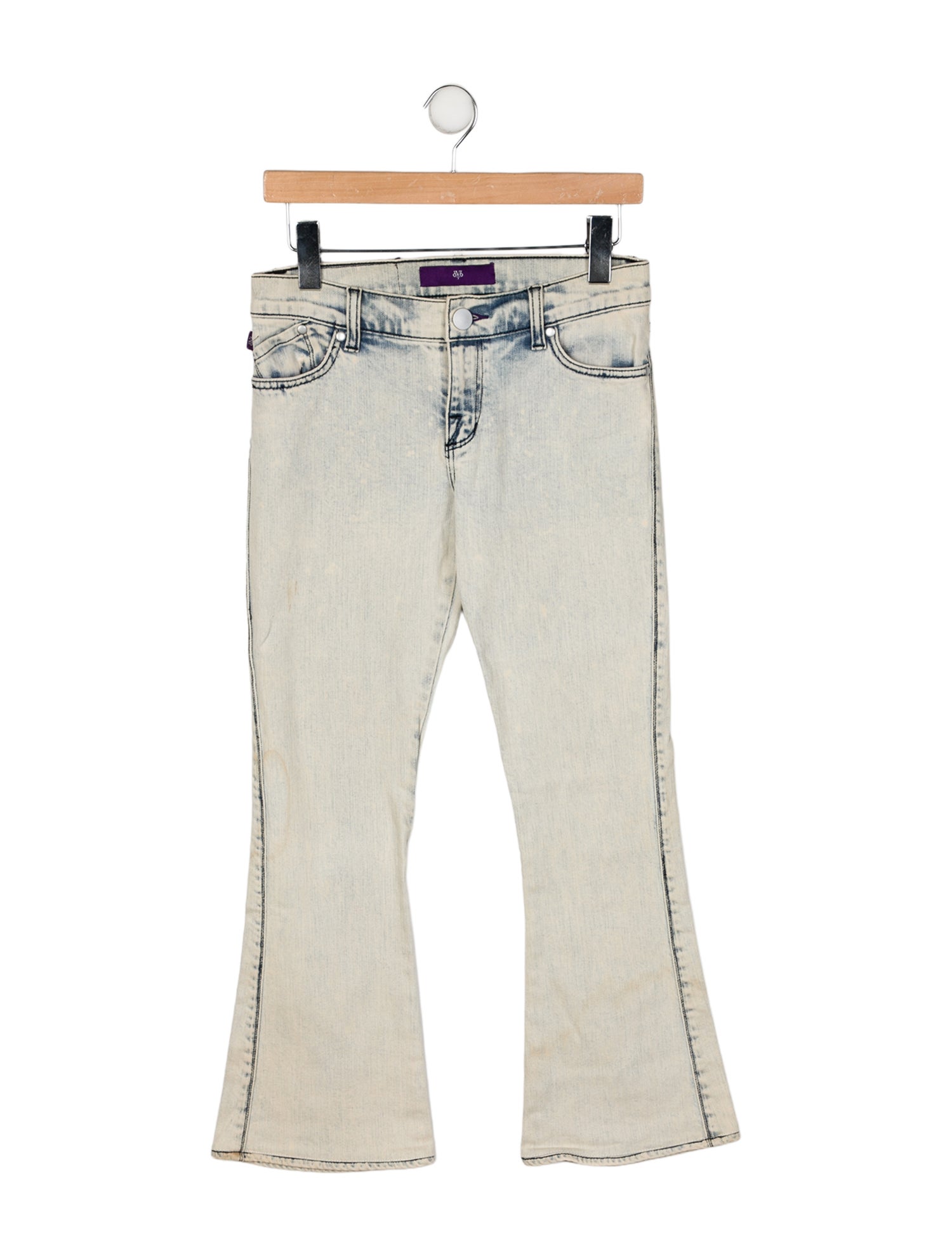 Victoria Beckham Denim Mid-Rise Straight Leg Jeans