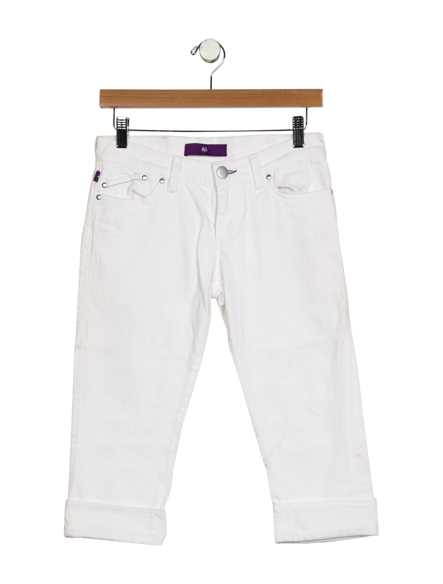 Victoria Beckham Denim Low-Rise Straight Leg Jeans