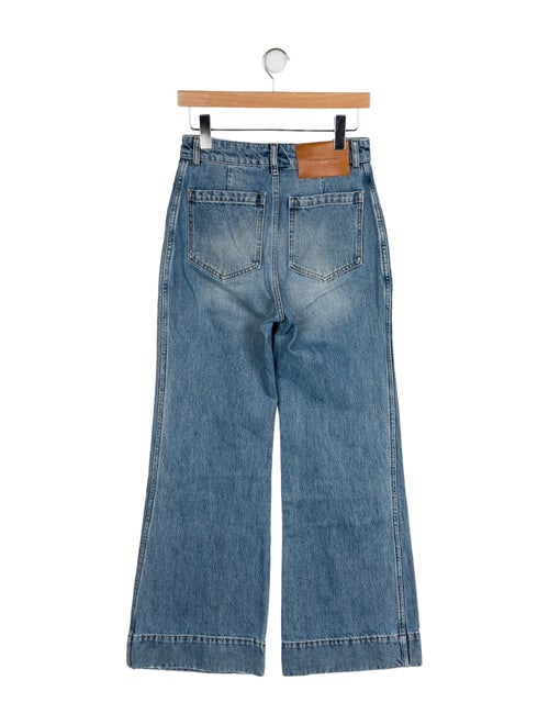 Victoria Beckham Denim High-Rise Wide Leg Jeans