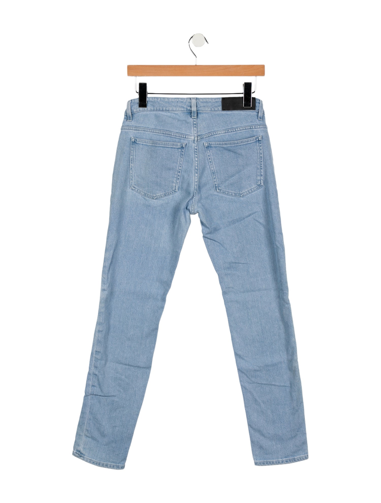 Victoria Beckham Denim Mid-Rise Straight Leg Jeans