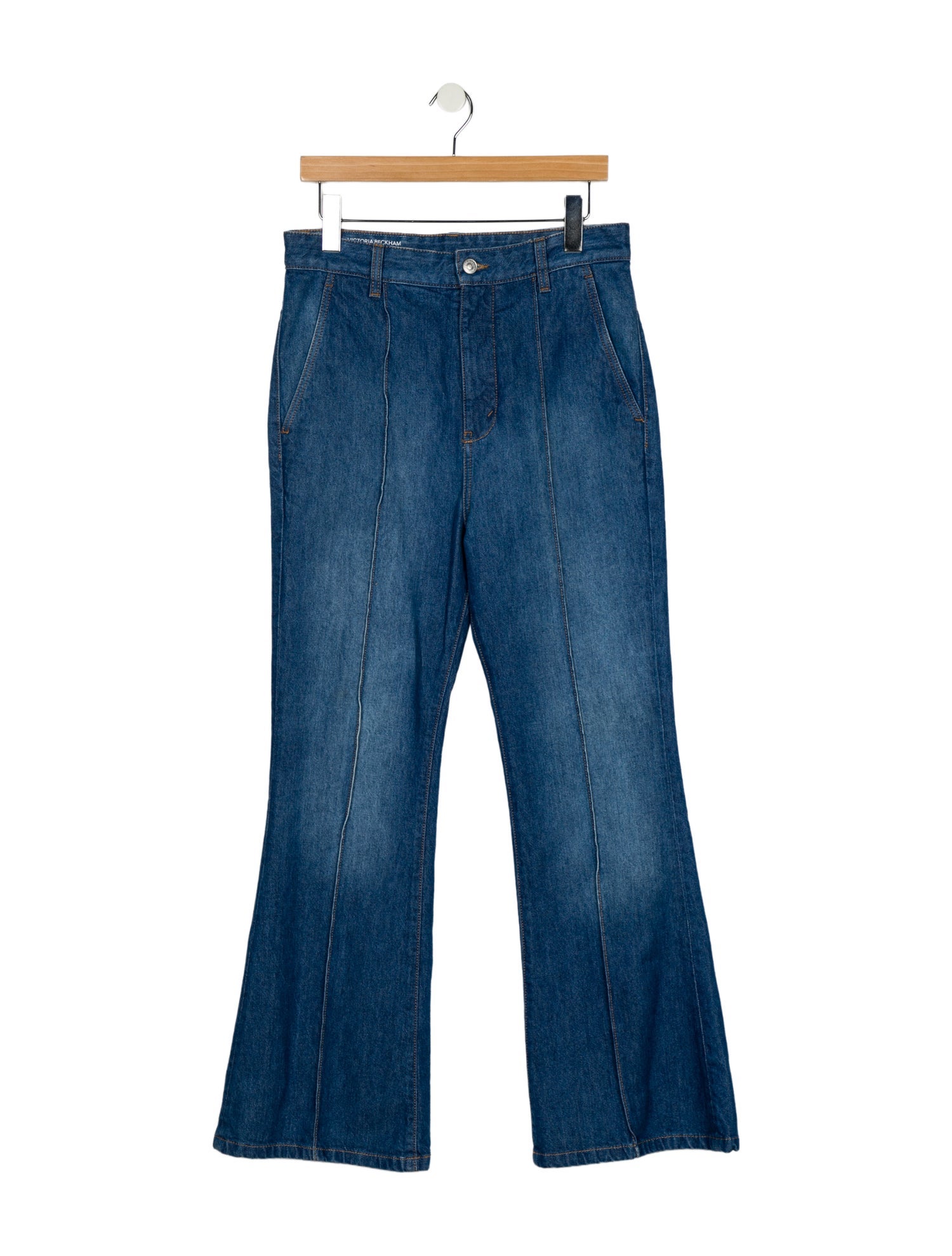 Victoria Beckham Denim High-Rise Wide Leg Jeans